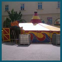 Zeltkonstruktion Circus Elysium